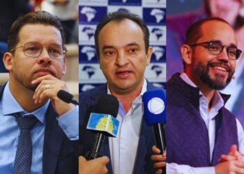 Felipe, Pábio e Fábio Sousa são citados nos bastidores do partido | Foto: Reprodução