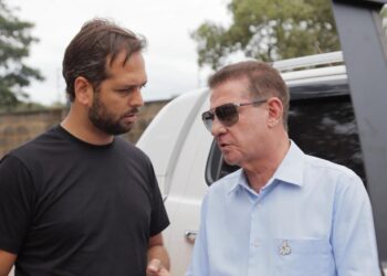 Ao jornalista Guilherme Coelho, Vanderlan reiterou que seguirá na disputa por uma das duas vagas ao Senado | Foto: Foto: Kevin Lucas