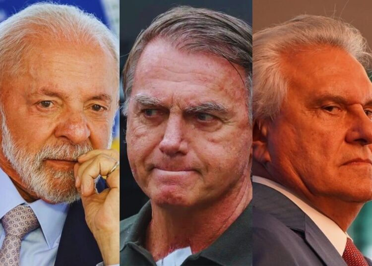 Lula, Jair Bolsonaro e Caiado | Foto: Reprodução