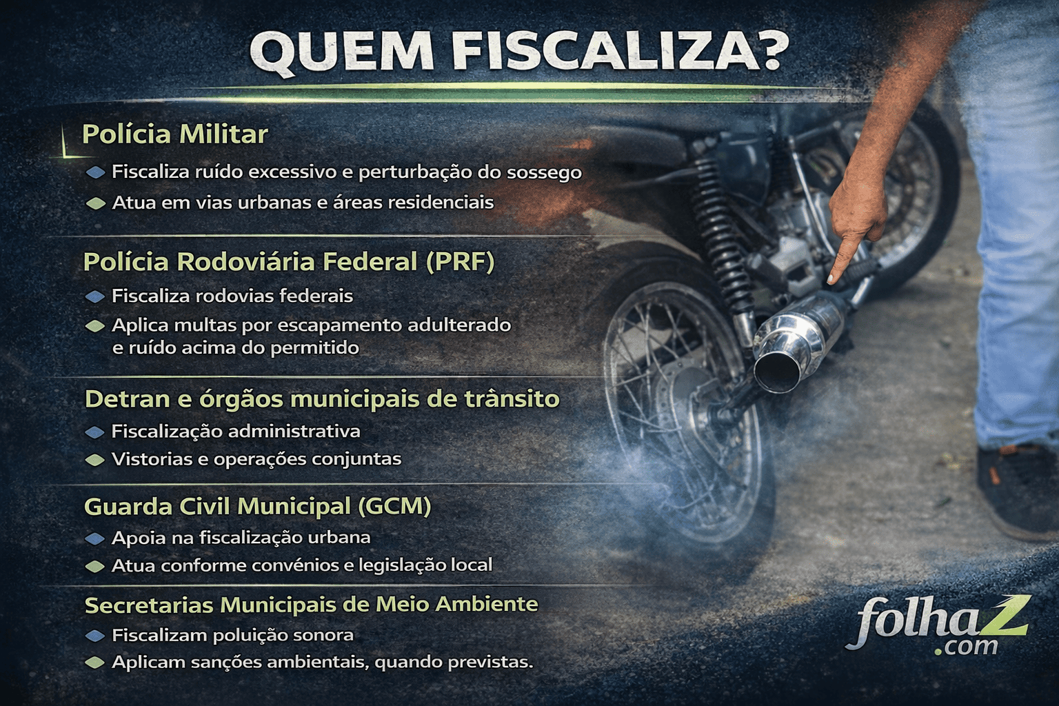 “Virou um inferno”: desabafa moradora sobre motos barulhentas em bairro de Aparecida