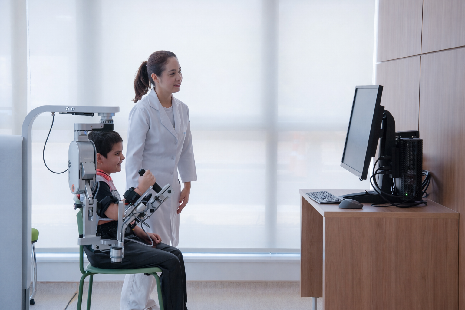 Como robôs estão ajudando crianças com câncer na reabilitação em Goiás