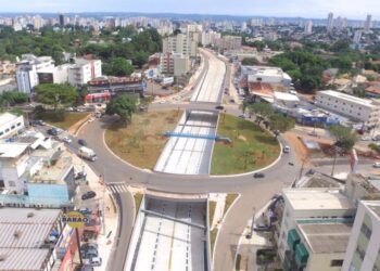 Rua 90, na região Sul de Goiânia | Foto: Divulgação / Prefeitura de Goiânia