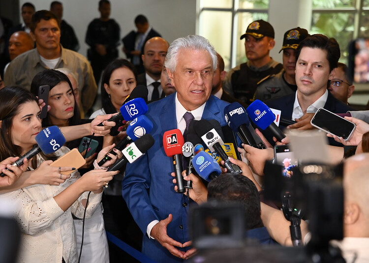 Governador Ronaldo Caiado ao lado de Daniel Vilela | Foto: Divulgação