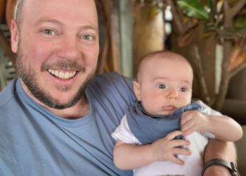 Djan com seu filho | Foto: Reprodução