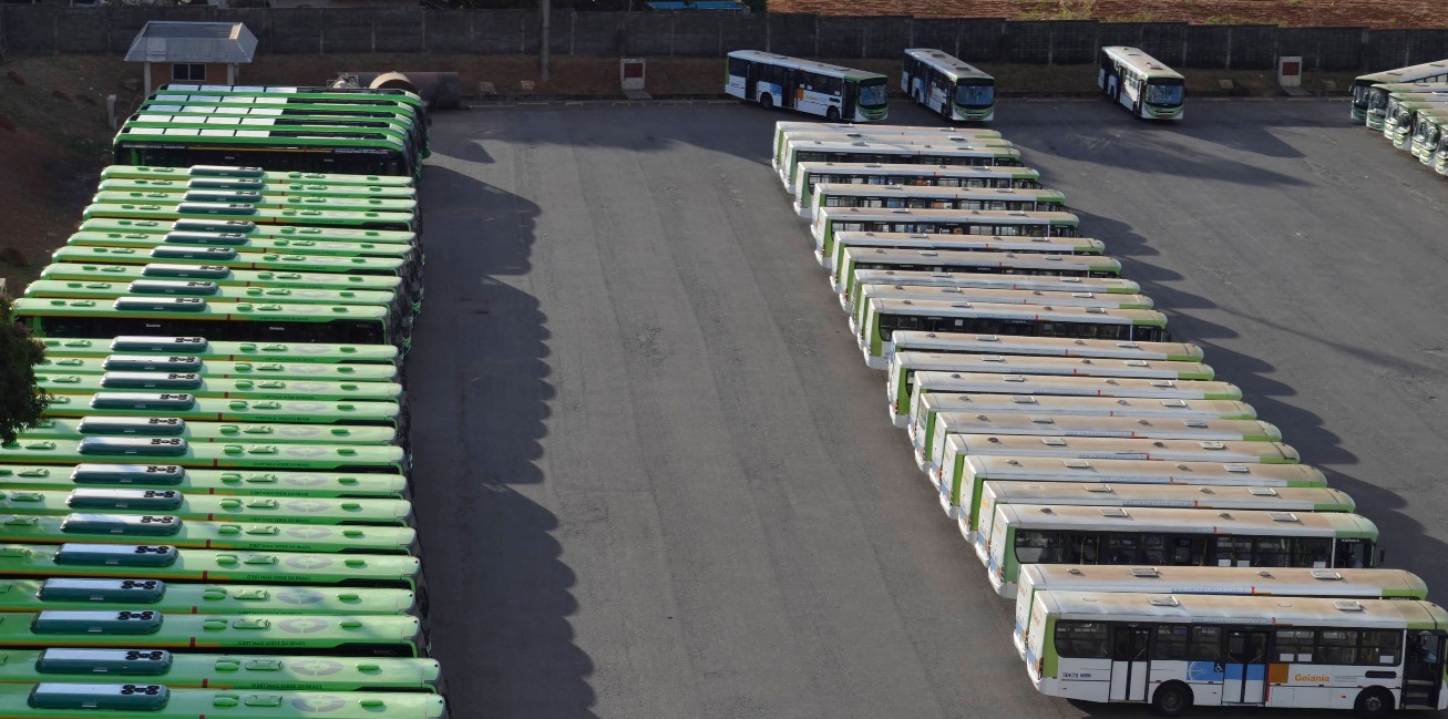 greve motoristas de ônibus Goiânia 