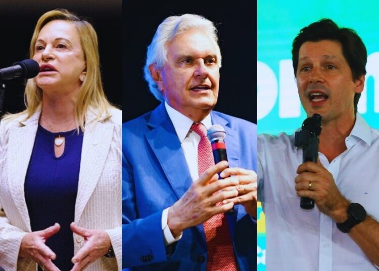 Deputada, governador e vice | Foto: Reprodução