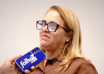 Irmã Cida durante entrevista à Folha Z | Foto: Folha Z