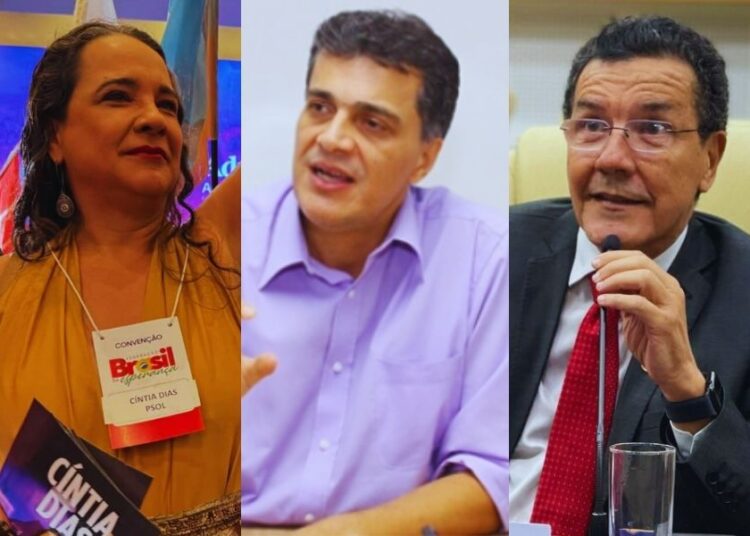 Cintia Dias, Gilvane Felipe e Edward Madureira | Foto: Reprodução