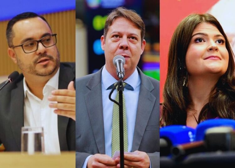 Tales de Castro, Karlos Cabral e Aava Santiago | Foto: Reprodução