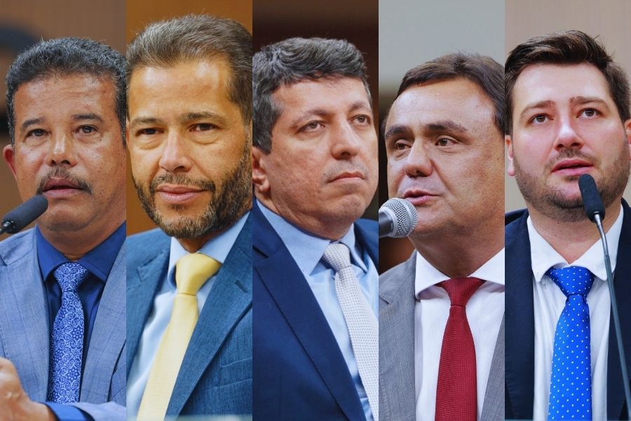 Deputados estaduais Coronel Adailton, Anderson Teodoro, Alessandro Moreira, Cristovão Tormin e Wagner Neto disputam pela chapa
