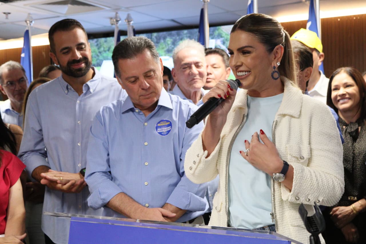 Flávia, Marconi e Gustavo Sebba