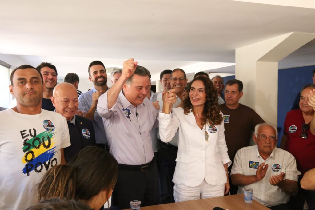 Marconi Perillo e Jacqueline Zaiden, sua vice